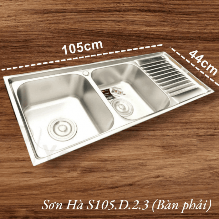 Chậu rửa bát inox Sơn Hà S105